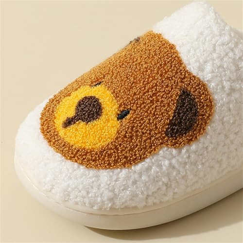 Bear Slippers Women Men Fuzzy Cute House Bedroom Shoe Fluffy Warm Fleece Home Slipper Non Slip Plush Wool Lined Memory Foam Winter Indoor4