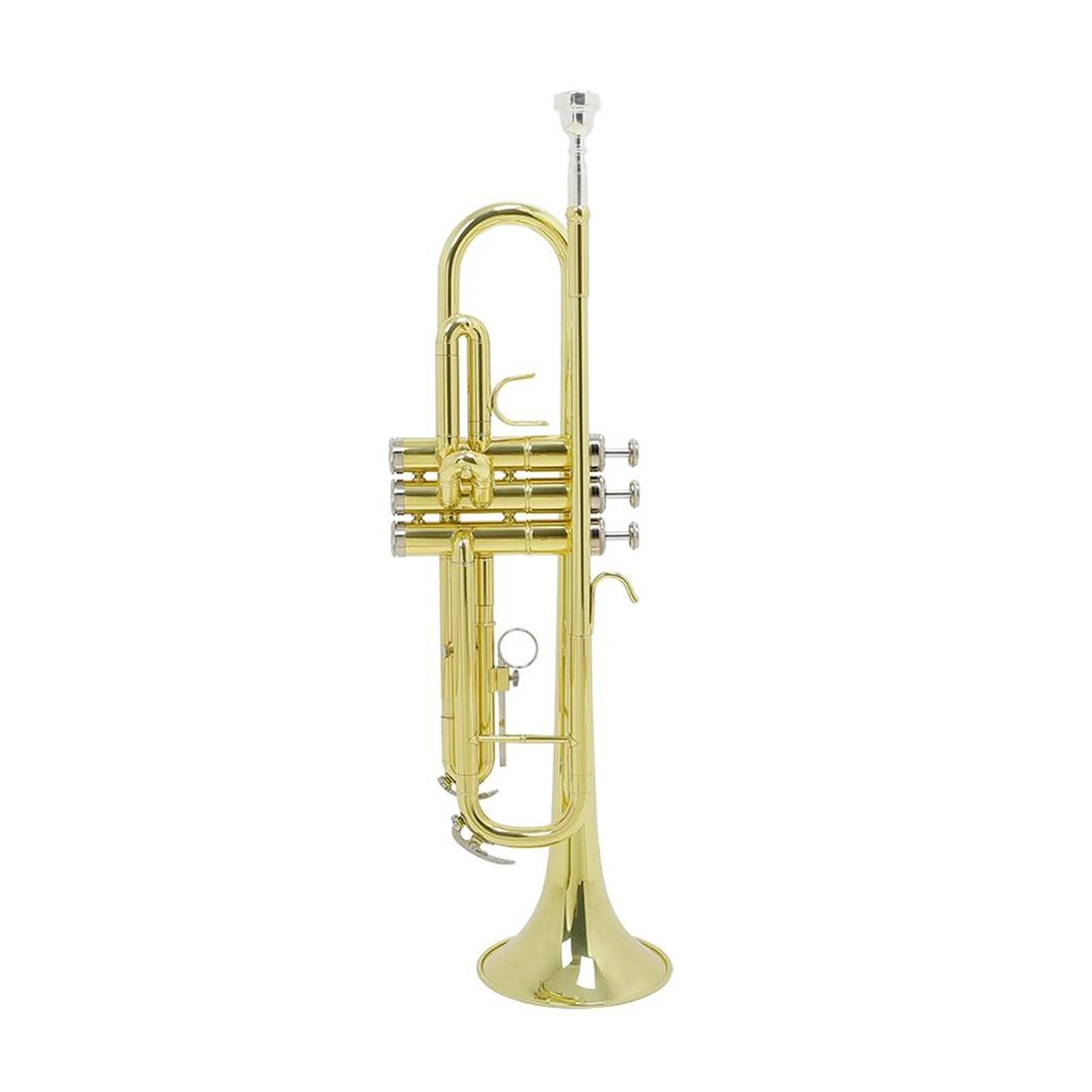Standard Trompeten B-Trompete Instrument Messingrohrkörper Gold Trompetenhandschuhe Wischtuch Zubehör Geeignet Für Anfänger Und Erwachsene