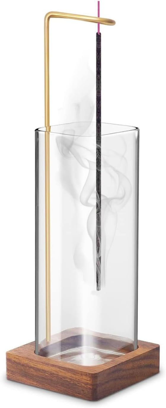 STWIE Incense HolderAntiAsh Flying Incense Burner for Stick Wooden