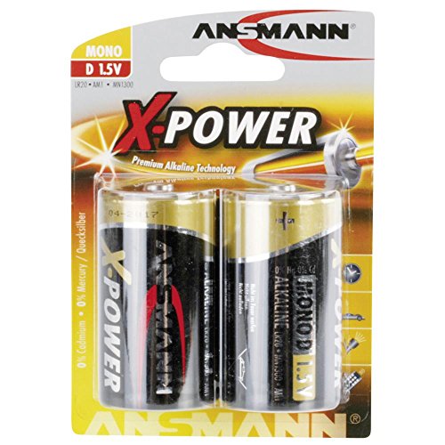 ANSMANN 5015633 X-Power Super Alkaline batterie LR20 Mono D / 2-pack