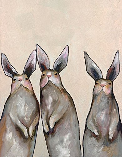 Buy GreenBox Art + Culture Three Standing Rabbits Canvas Wall Art by ...