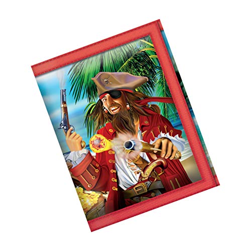 3D LiveLife Pirate Island Trifold Wallet with Lenticular Pirate Image