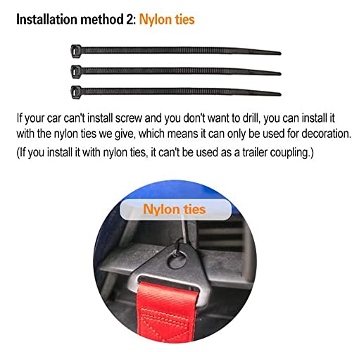 Tow Strap High Strength Jdm Style Nylon Towing Straps Universal Bumper Decals Sports Racing Trailer Belt Personalized Traction Rope Hook (Dark Green) #TOP3