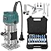Yofuly 800W Kantenfräse Oberfräse Electric Hand Holzfräse, 220V Einhand Oberfräsen Trimmer 30000r/min Einhandfräse 6.35mm Spannzangen mit 15 Pcs 1/4 MI 4 günstig Kaufen-Yofuly 800W Kantenfräse Oberfräse Electric Hand Holzfräse, 220V Einhand Oberfräsen Trimmer 30000r/min Einhandfräse 6.35mm Spannzangen mit 15 Pcs 1/4