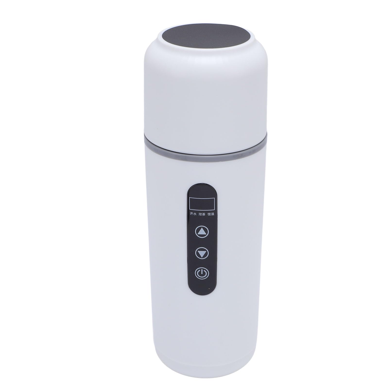 Yosoo Hervidor Eléctrico para Coche, Acero Inoxidable 316, Hervidor de Viaje Portátil con Ebullición Rápida para café y té, Ideal para Viajes por Carretera (WHITE)