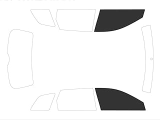 Car Kit Tinted Films for Front, Black 05