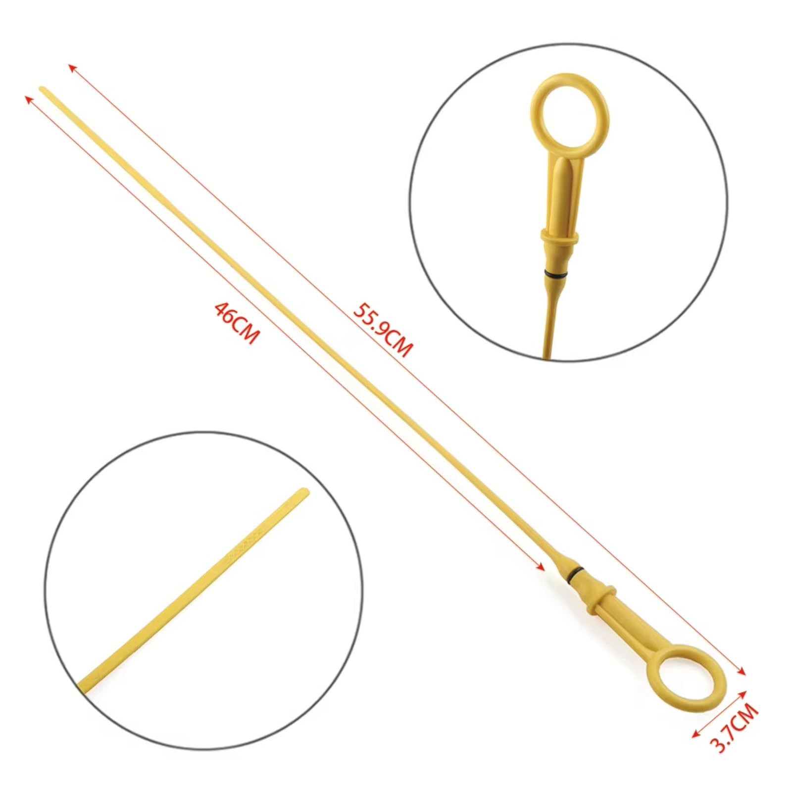 Asta di Livello Olio Motore per Clio Hatchback 1 Pezzo Accessori di Ricambio per Asta di Livello Olio Motore Auto 8200463669