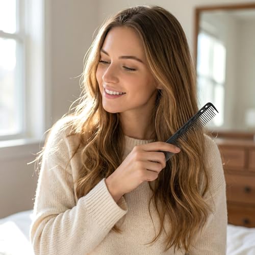 10 Peines para Corte de Cabello Resistentes al Calor miniatura 4