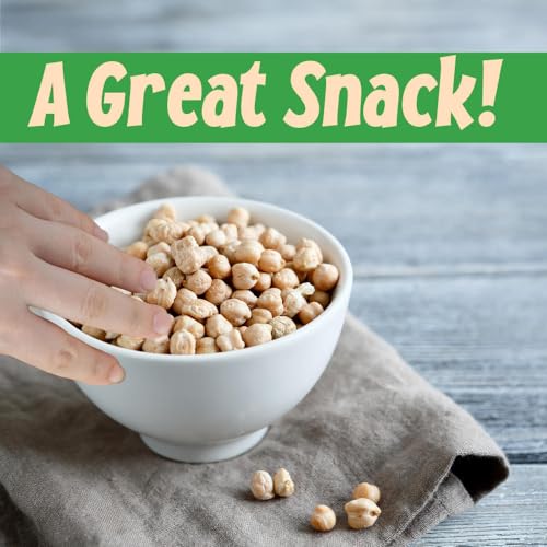 Sincerely Nuts Roasted and Unsalted Chickpeas (1 LB) Plant-Based Protein-Garbanzo Beans-Great Snack or Side Dish Alternative-Vegan, Kosher & Gluten-Free-Perfect Meal Addition for the Whole Family