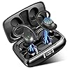 Drsaec Bluetooth 5.1 Kopfhörer Sport, Kopfhörer Kabellos In Ear Kopfhörer Bluetooth Stereo Bass mit LED Ladebox, IP7…