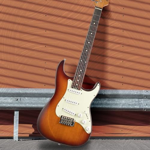 EART Electric Guitar SSS Single Coil Pickups Solid-Body,Stainless Steel Frets Right Handed-Rosewood Fingerboard-Virginia by EART - Image 6