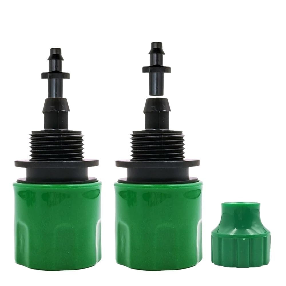 Connettore rapido per tubo dell'acqua in plastica, 5 pezzi, connettore per tubo da giardino, sistema di irrigazione a goccia, parti di attrezzature per irrigazione