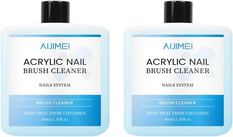AIJIMEI Limpador de Pincéis para Unhas, 2 unidades