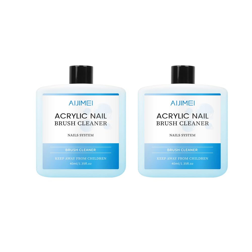 2PCS Nail Brush Cleaner for Gel & Acrylic Nail Art