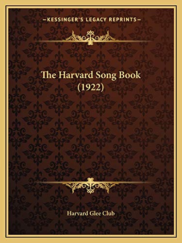 The Harvard Song Book (1922)