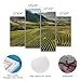 CXHSZHYZYQ Canvas Wall Art Prints Pictures Vineyards Stellenbosch valley Framed Posters Modern Wall Painting Artwork Gift Home Decor for Living Room Ready to Hang 4 Panel