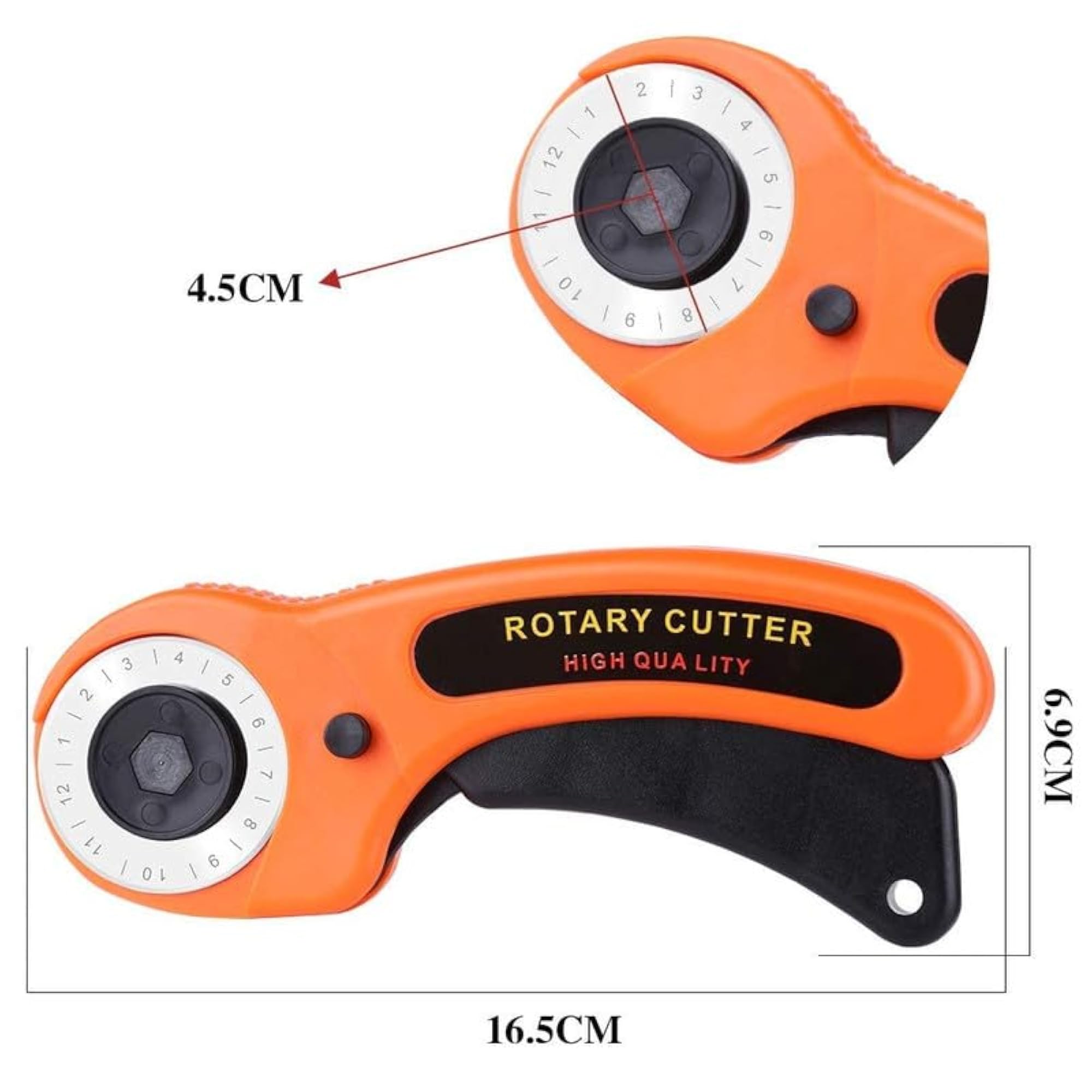 MAHOKSHA Multipurpose SSHing Cutting Handle Rotary Fabric Tool Cutter