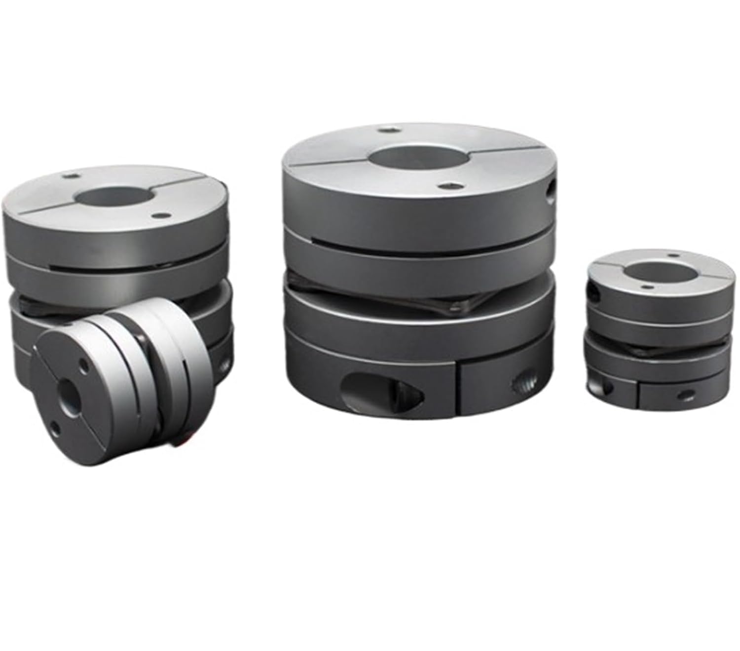 10mm to 28mm D56 L63 Flexible Double Diaphragm Coupling Shaft Disc Coupler Aluminium Membrane Laminated Servo Motor Screw Rod | 20x20mm