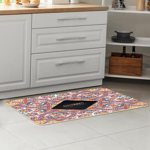 Alfombrillas de cocina lavables VAPOKF de pasillo y cuarto de lavado 7