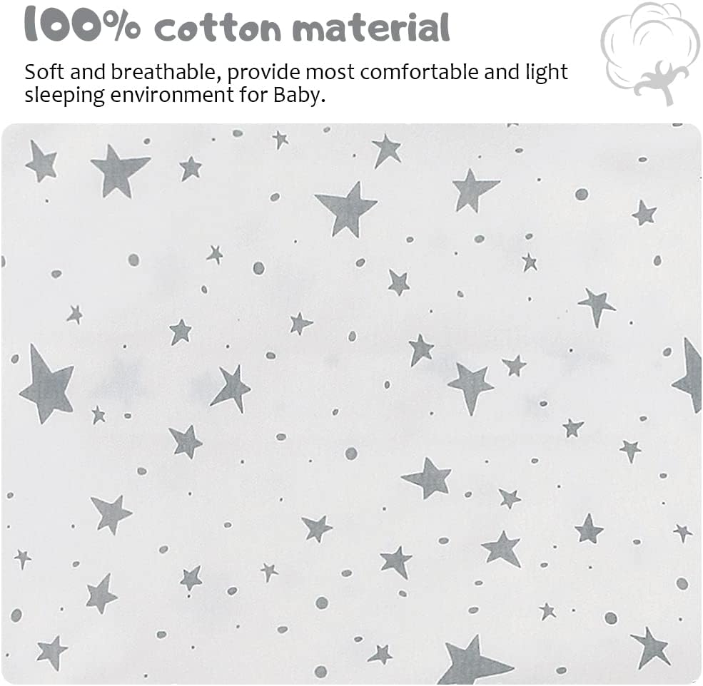 Miracle Baby Long Sleeve Sleep Sack 2-Pack, 100% Cotton Wearable Blanket Baby Sleeping Bag for Newborn Infant Toddler - Image 2