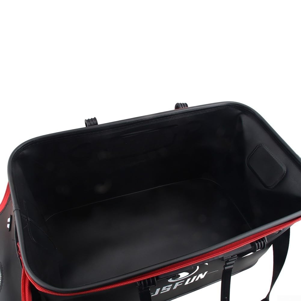 ReachMall Secchio da pesca, in EVA, pieghevole, portatile, multifunzionale, per pesca, campeggio, escursionismo (35 cm)