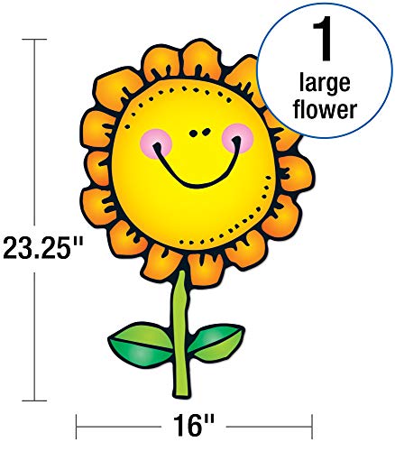 Carson-Dellosa | Blooming Flowers Spring Bulletin Board Set | 13Pcs, Multi, 16" X 23.25" (610049) #TOP2