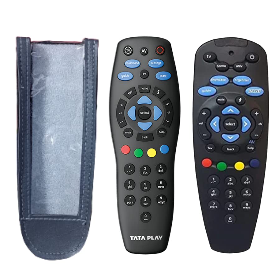 Protective Cover for TATA Sky Universal HD Plus Recording Remote Control, Leather Cover Holder,(Before Placing Order Compare The Dimensions of Product)-image-35