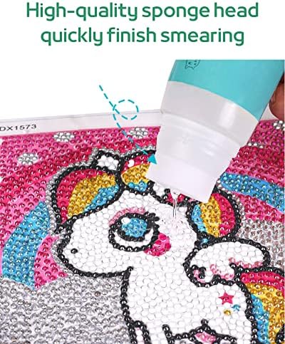 PHILODOGS Diamond Painting Sealer, Diamond Art Glue for Art Paintings, Puzzle Glue for Jigsaw Puzzles and Sticks, 120ML
