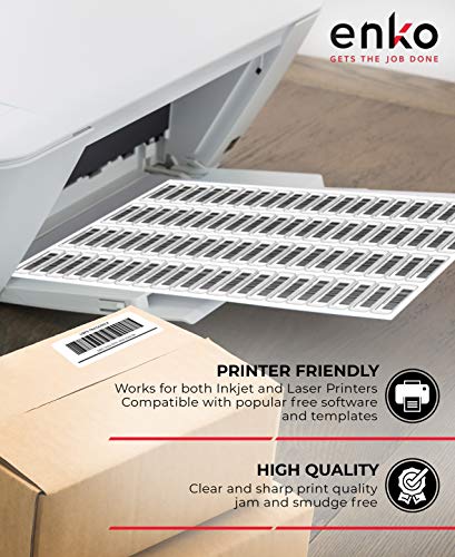 Enko 1 X 2-5/8 Inch 30 Up Return Mailing Address Labels White Printable Fba Labels (330 Sheets, 9900 Labels) #TOP3