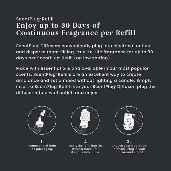 Image of Yankee Candle ScentPlug Refill for Plug in Air Fresheners, Scented Oil Refills, Long Lasting Home Fragrance, Midsummer's Night (Pack of 4)