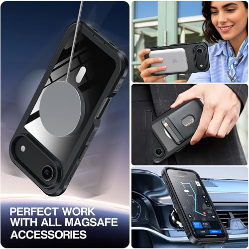 Coque pour iPhone Air intégrale noire premium compatible MagSafe - 6