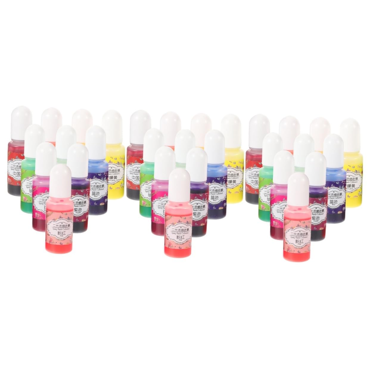 Operitacx 3 Sätze Epoxidharzpigment Für Rot Bastelfarbe Farbpigmente Kerzenherstellung Farbton Harzfarbe Diy-tool Flüssiges Harzpigment Epoxidharz-pigment Handwerksherstellung 10 Stück * 3