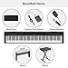 Yamaha P-143 Digital Piano Bundle, Includes 88-Key Weighted Musical Keyboard, Stand, Bench, Music Rest, and Sustain Foot Switch (P143LXB)