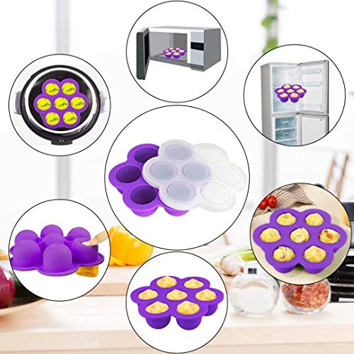 Geezo Pressure Cooker Pot Accessories 121 Pieces Pressure Cooker Accessories Kit for 5/6/8qt Electric Pot Air Fryer,Non-stick Springform Pan,Egg Rack,Egg Bites Mold,Kitchen Tong,Dish Plate Clip