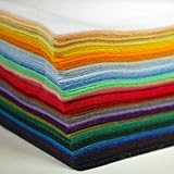 9” X 12” ASSORTED PACK PREMIUM CRAFT FELT - 50 PCS