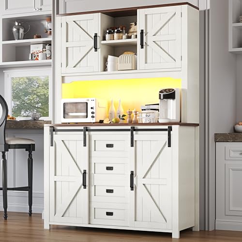 SACOOL Armarios de cocina con puertas correderas