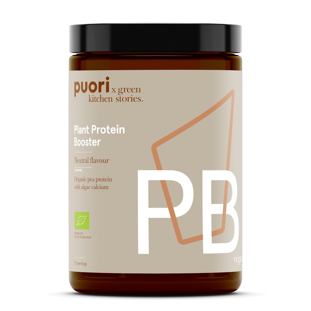 PUORI PB Plant Protein Booster Proteine Vegane con calcio da alghe marine - 317g 25 dosi