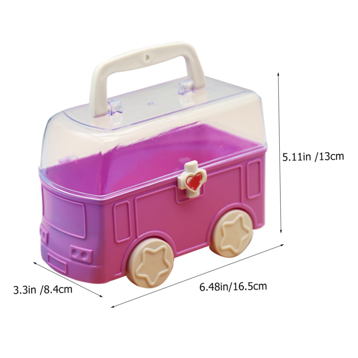 GLEAVI Stylish Simulation Storage Car Toy Box Storage Organizer for Boys and Girls Plastic Toys Organizer Bin Easy to Carry
