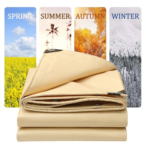 Lona impermeable con ojales para camping y cobertizo exterior 8