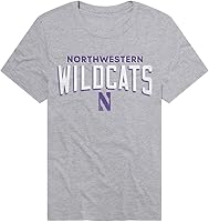 Vista 40 de Campus Lab Official NCAA Classic Distressed Logo Collegiate Classic Ring-Spun T-Shirt Unisex for Men & Women