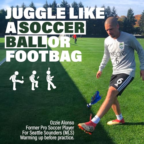 Image of Kickit | The Original Birdie Soccer PRO Trainer | Play Outdoors, Indoors or Backyard, Beach or Tailgate, All Ages Fun & Travel Friendly (Black & Red)