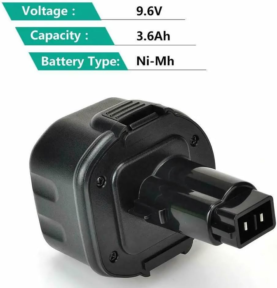 Replacement Battery for Dewalt DC750 DW952 DW926 DW962 DW913 DW926K DC750KA DW926K-2 DW952K-2 DW955 DC855KA DW050 DW955K-2 DW050K