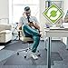 Floortex Cleartex Carpet Chair Mat with Lip, 48