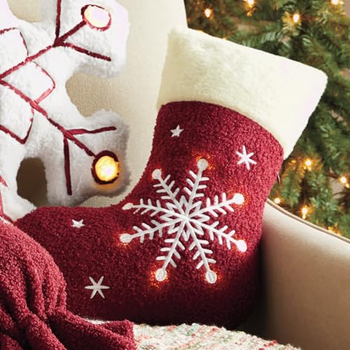 Montgomery Ward Shaped Lit Christmas Pillow - Holiday Décor, Christmas
