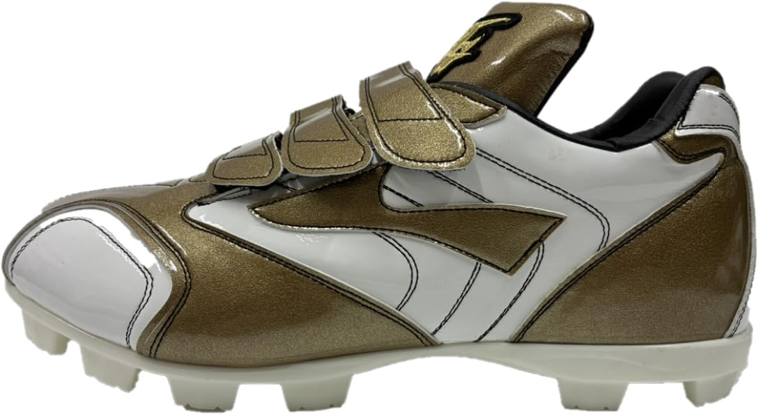 HI-Gold PSS-A004B High Gold Limited Point Spike, Made in Japan, 3 Belt Type, White x Gold, White x Gold