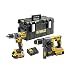 Produktbild DeWalt DCK207P2-QW Akku-Set 18 V / 5 Ah (DCD796 / DCH274), 460 W, schwarz/gelb