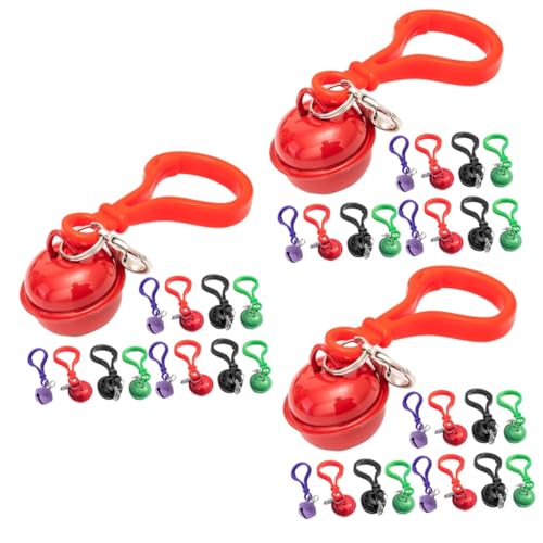 Pendentifs de cloche mignons et attache rétractable pour porte-clés - 7