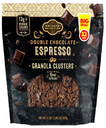 Double Chocolate Espresso Granola Clusters (1 Bag, 22 oz.)