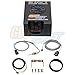 GlowShift Black 7 Color 2400 F Pyrometer Exhaust Gas Temperature EGT Gauge Kit - Includes Type K Probe - Black Dial - Clear Lens - for Car & Truck - 2-1/16