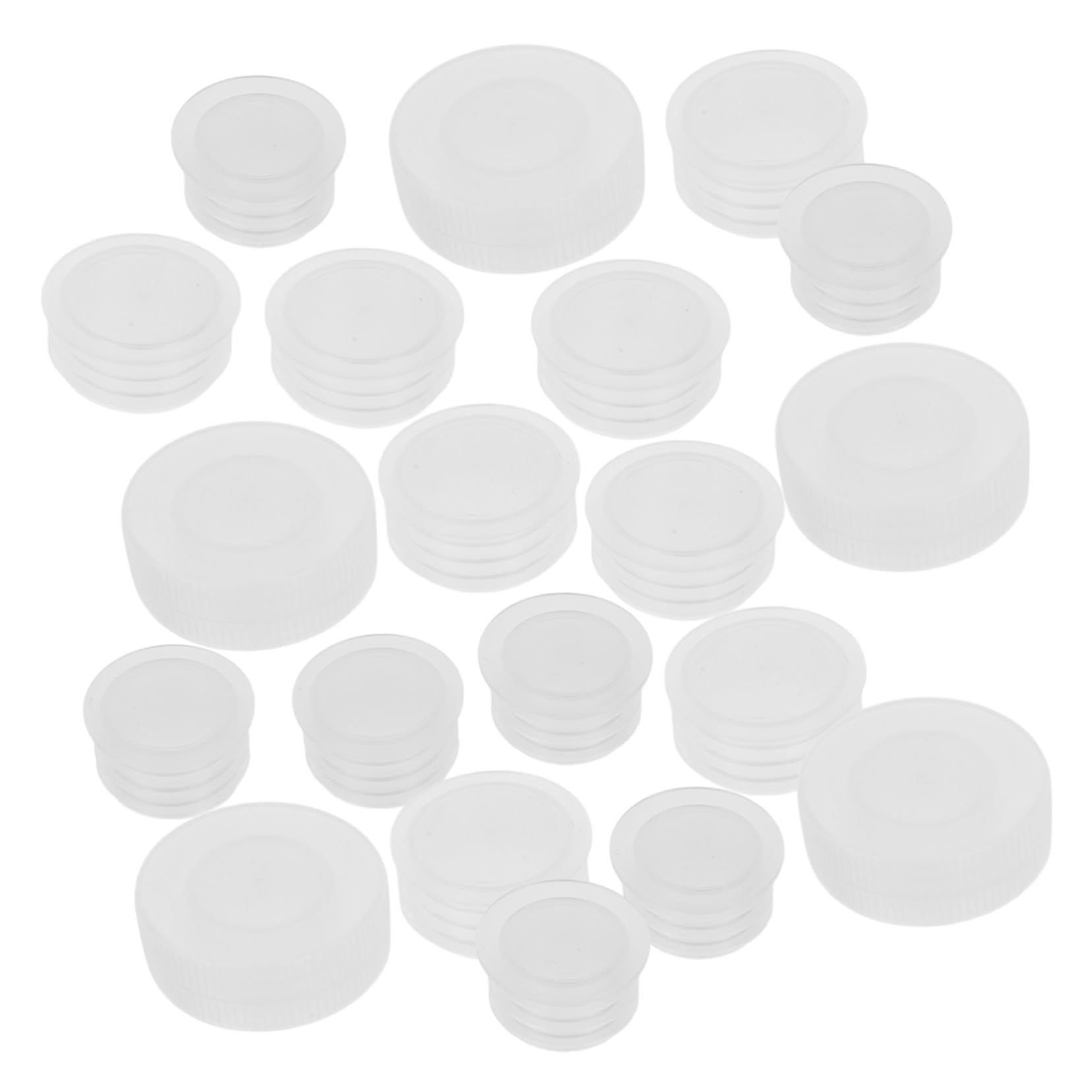 Bouchons transparents pour salière poivrière plastique flacon sel poivre x500